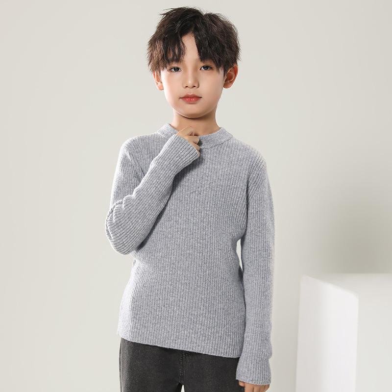 100% Wool Striped Round Neck Kids’ Thermal Sweater - Medium to Large, Unisex, Autumn/Winter 130
100% Wool Striped Round Neck Kids’ Thermal Sweater - Medium to Large, Unisex, Autumn/Winter 130