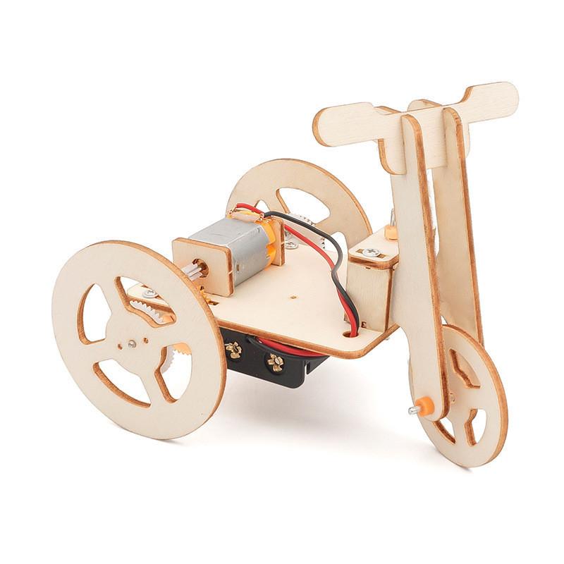 Diy Electric Tricycle Science Experiment Kit For Junior High And Elementary Students Wooden Material
Diy Electric Tricycle Science Experiment Kit For Junior High And Elementary Students Wooden Material