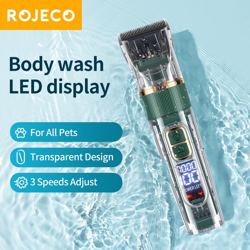 ROJECO профессиональный триммер для шерсти собак, перезаряжаемая машинка для стрижки домашних животных, стрижка для щенков, уход за собаками, стрижка кошек, электрическая стрижка
ROJECO профессиональный триммер для шерсти собак, перезаряжаемая машинка для стрижки домашних животных, стрижка для щенков, уход за собаками, стрижка кошек, электрическая стрижка
