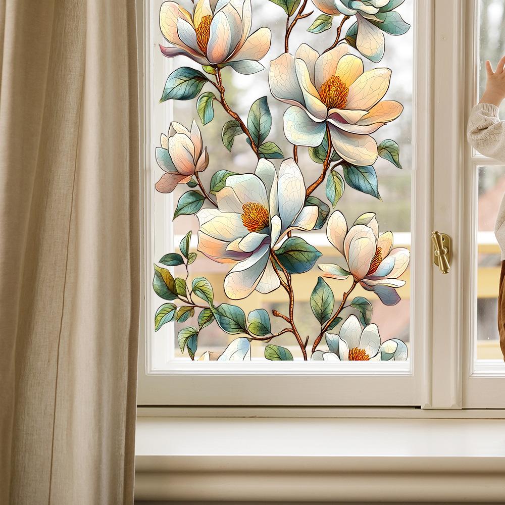 Watercolor Flower Leaves Balcony Glass Window Beautification and Decoration Static Electricity Window Stickers
Watercolor Flower Leaves Balcony Glass Window Beautification and Decoration Static Electricity Window Stickers