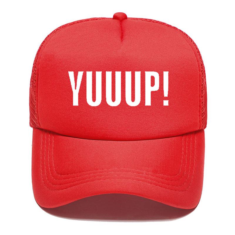 Новий літній стиль Funny Adult YUUUP! Бейсболка з друкованими літерами Високоякісна унісексна шапка для водія вантажівки, регульовані шапки Kids Size 52to55cm
Новий літній стиль Funny Adult YUUUP! Бейсболка з друкованими літерами Високоякісна унісексна шапка для водія вантажівки, регульовані шапки Kids Size 52to55cm