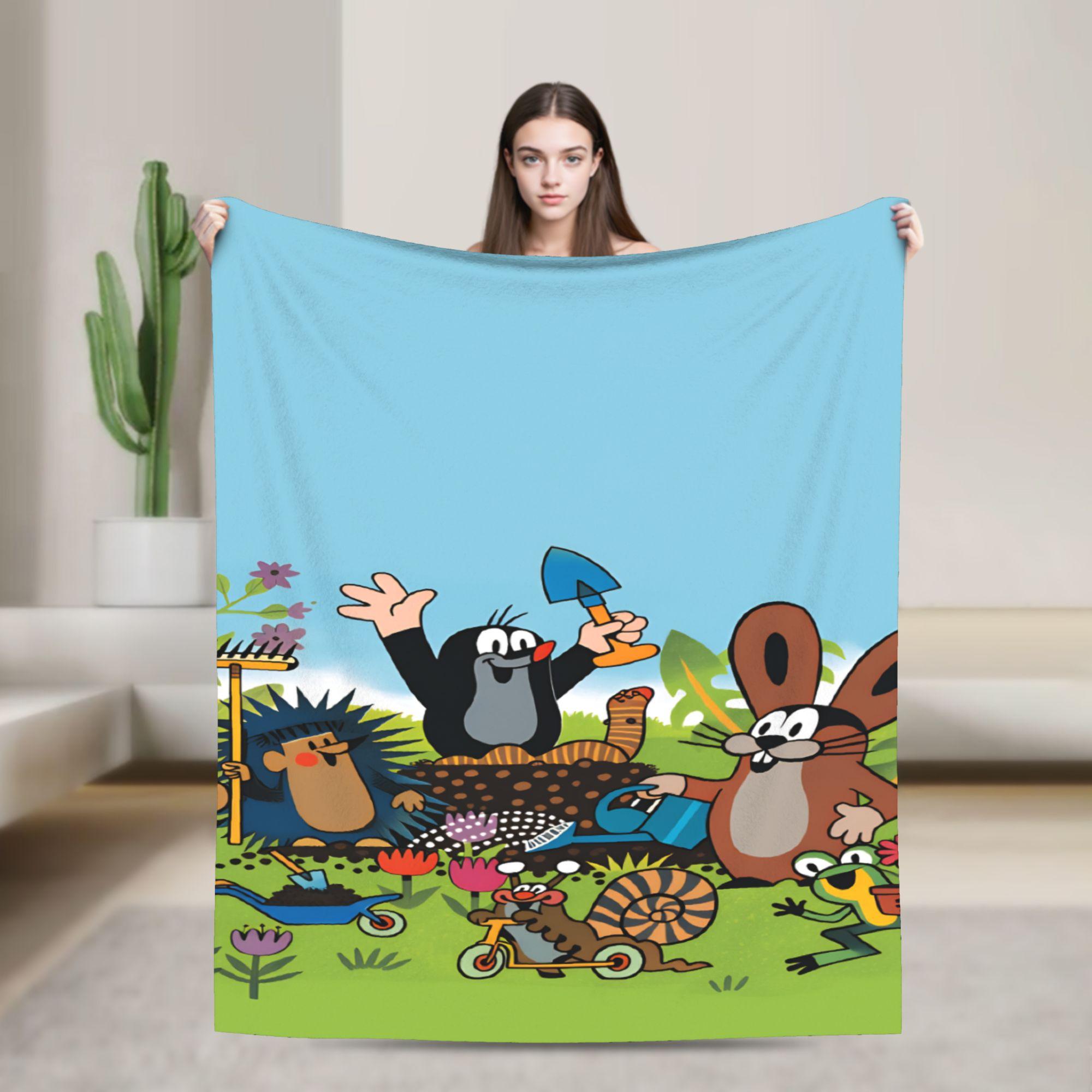Warm Soft Throw Blanket Travel Czech Cartoon Krtek Mole Blankets Flannel Bedspread For Outdoor Casual Sofa Bed Cover 75x90cm
Warm Soft Throw Blanket Travel Czech Cartoon Krtek Mole Blankets Flannel Bedspread For Outdoor Casual Sofa Bed Cover 75x90cm