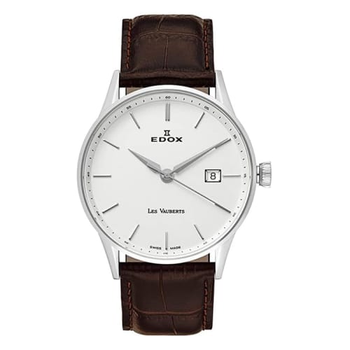 Edox Les Bemonts Watch, White Dial, Sapphire Crystal, Manual Winding, 30M Water Resistance, 40mm, Swiss Made, 72014-3-AIN, Men s, Brown
Edox Les Bemonts Watch, White Dial, Sapphire Crystal, Manual Winding, 30M Water Resistance, 40mm, Swiss Made, 72014-3-AIN, Men s, Brown