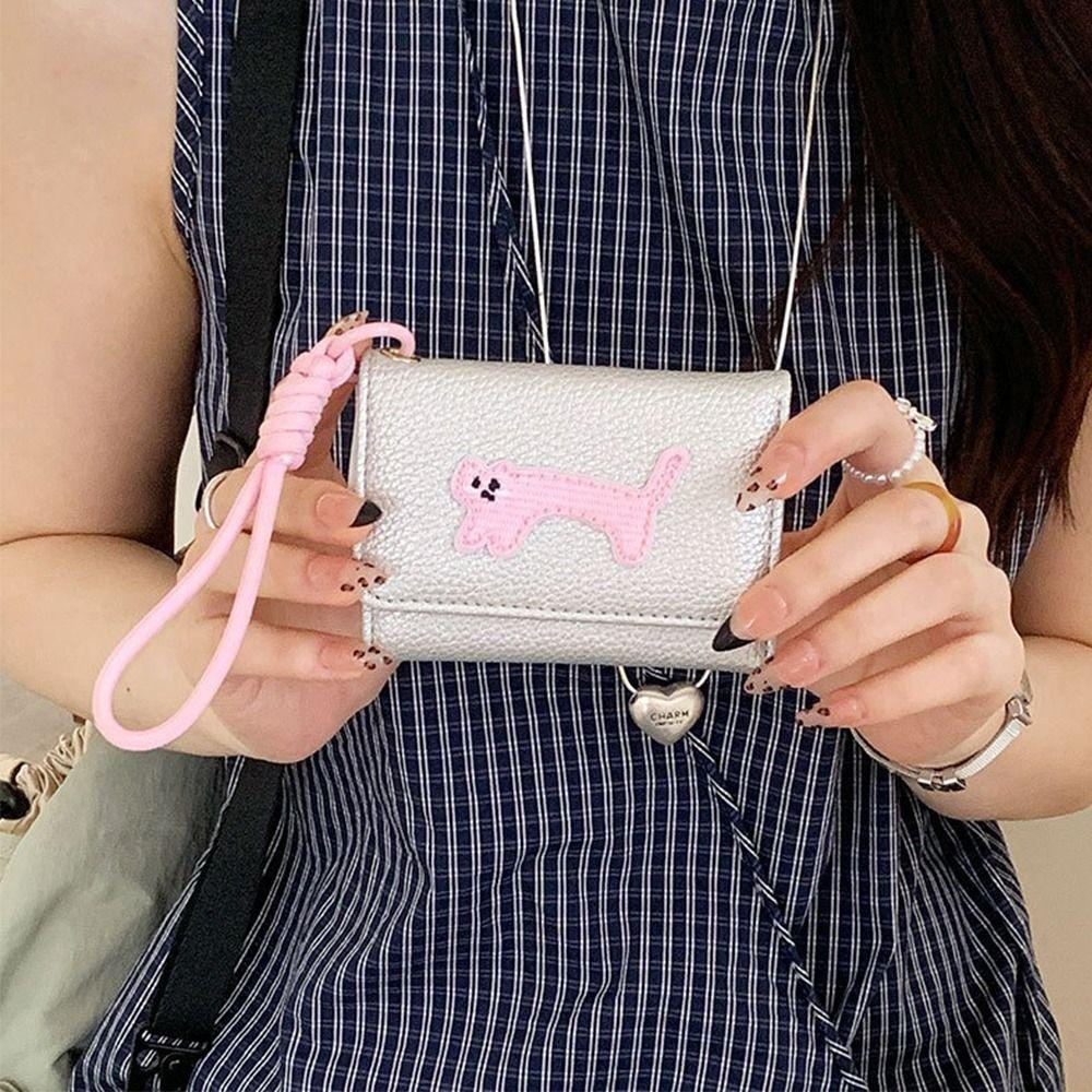 Short Cartoon Money Bag Cute Cat Student Card Coin Purse Ins Women Three Fold Wallet Card Holder чорний
Short Cartoon Money Bag Cute Cat Student Card Coin Purse Ins Women Three Fold Wallet Card Holder чорний