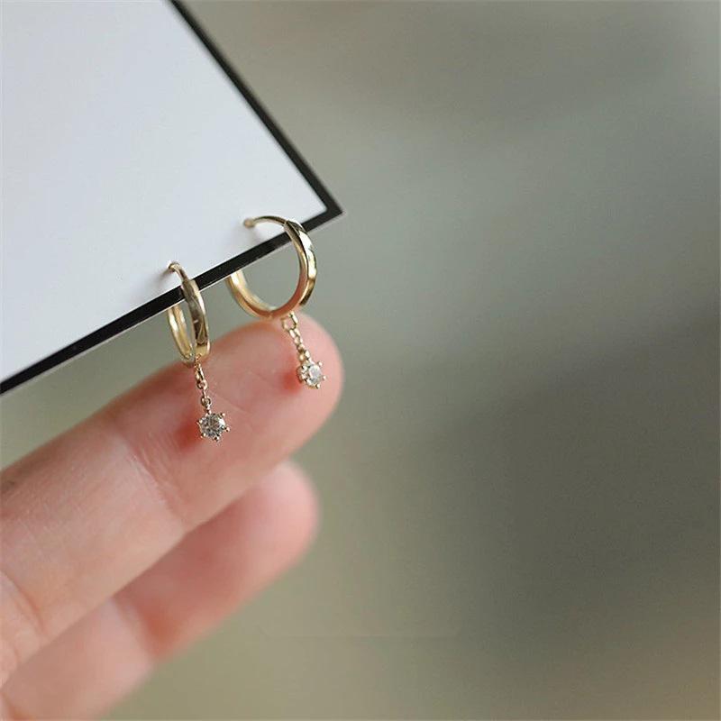S925 Sterling Silver Gold-Plated Drop Earrings - Niche Design Temperament Ear Cuffs for Women 925 Silver
S925 Sterling Silver Gold-Plated Drop Earrings - Niche Design Temperament Ear Cuffs for Women 925 Silver
