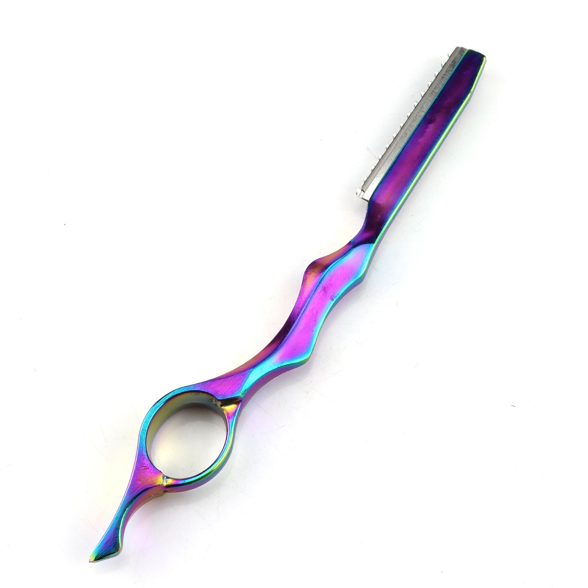 Vibrant Purple-Blue Aluminum Hair Thinning & Cutting Scissors
Vibrant Purple-Blue Aluminum Hair Thinning & Cutting Scissors