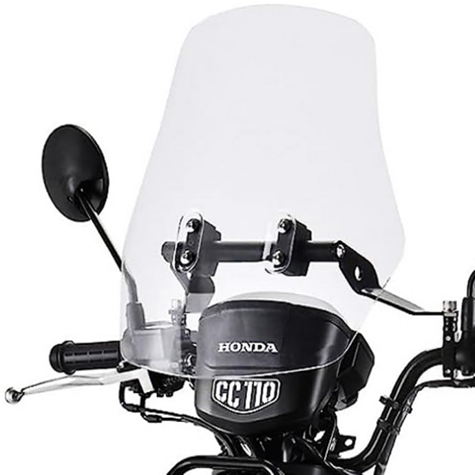Motorcycle screen windshield for Honda Cross Cub 110 with mount bar for HONDA CROSS CUB 110 CC110 Genuine type Aftermarket product (JA10,JA45) (clear
Motorcycle screen windshield for Honda Cross Cub 110 with mount bar for HONDA CROSS CUB 110 CC110 Genuine type Aftermarket product (JA10,JA45) (clear