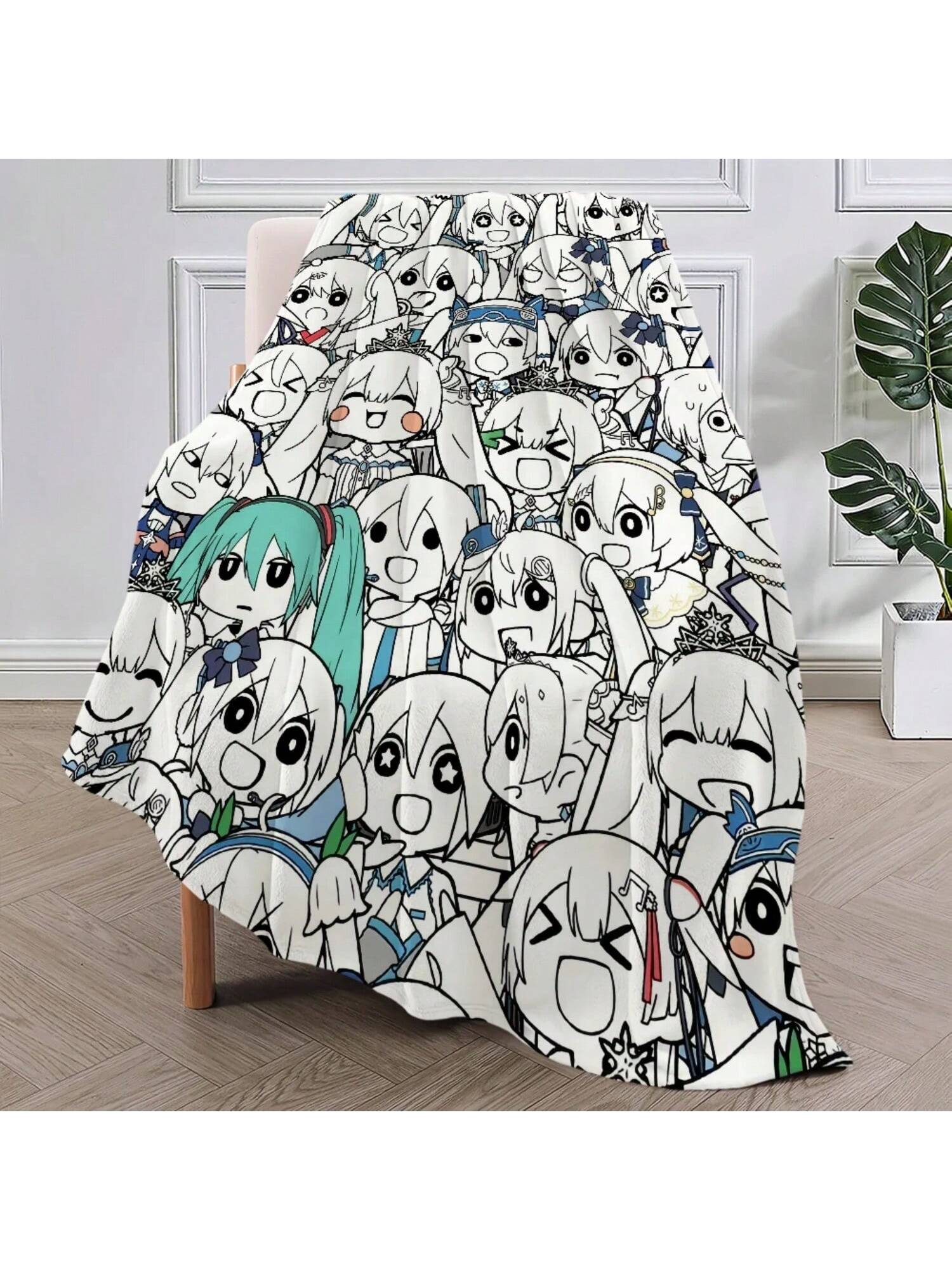 Cute H-Hatsune M-Miku Anime Girl Kawaii Blanket Plush Nap Sofa Rug For Living Room Office Bedroom Birthday Home Travel Gifts 75X95CM
Cute H-Hatsune M-Miku Anime Girl Kawaii Blanket Plush Nap Sofa Rug For Living Room Office Bedroom Birthday Home Travel Gifts 75X95CM