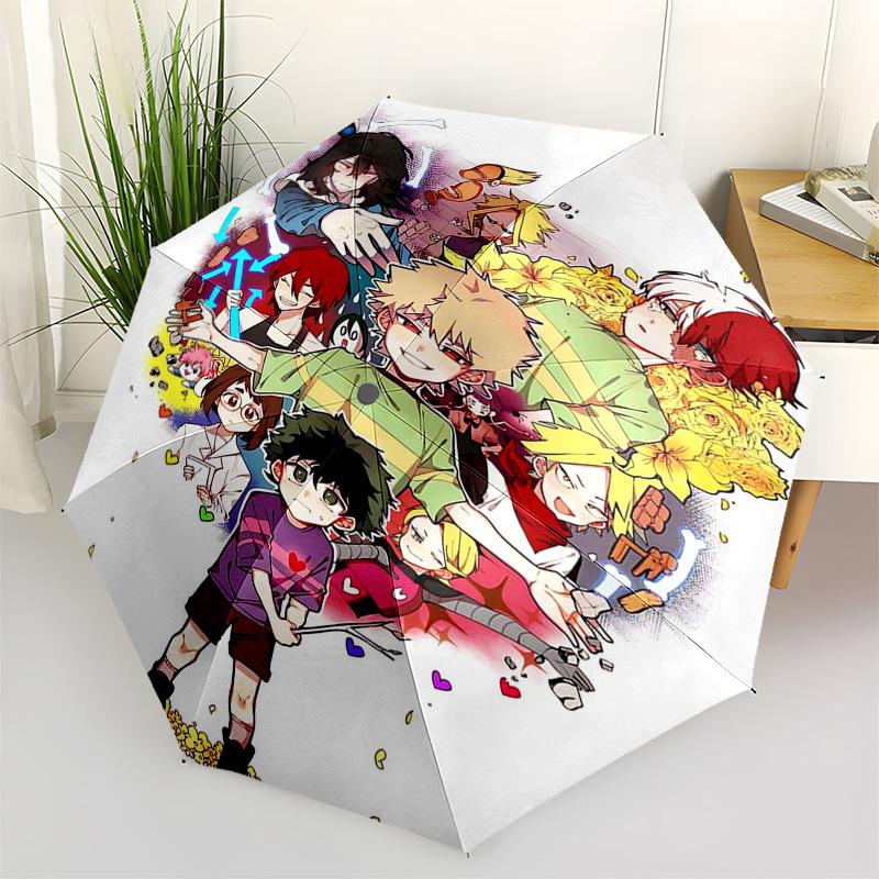 1pc Outdoor Umbrella with My Hero Academia Characters - Automatic Opening/Closing, Portable 3-Fold Design, 8-Rib Iron Frame - Perfect Gift for
1pc Outdoor Umbrella with My Hero Academia Characters - Automatic Opening/Closing, Portable 3-Fold Design, 8-Rib Iron Frame - Perfect Gift for