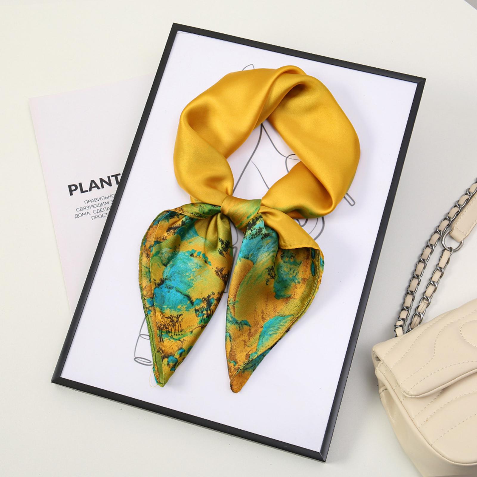 Women s Faux Silk Scarf Square Scarf, Fashionable Letter Print Small Square Scarf Decoration Neck Scarf
Women s Faux Silk Scarf Square Scarf, Fashionable Letter Print Small Square Scarf Decoration Neck Scarf