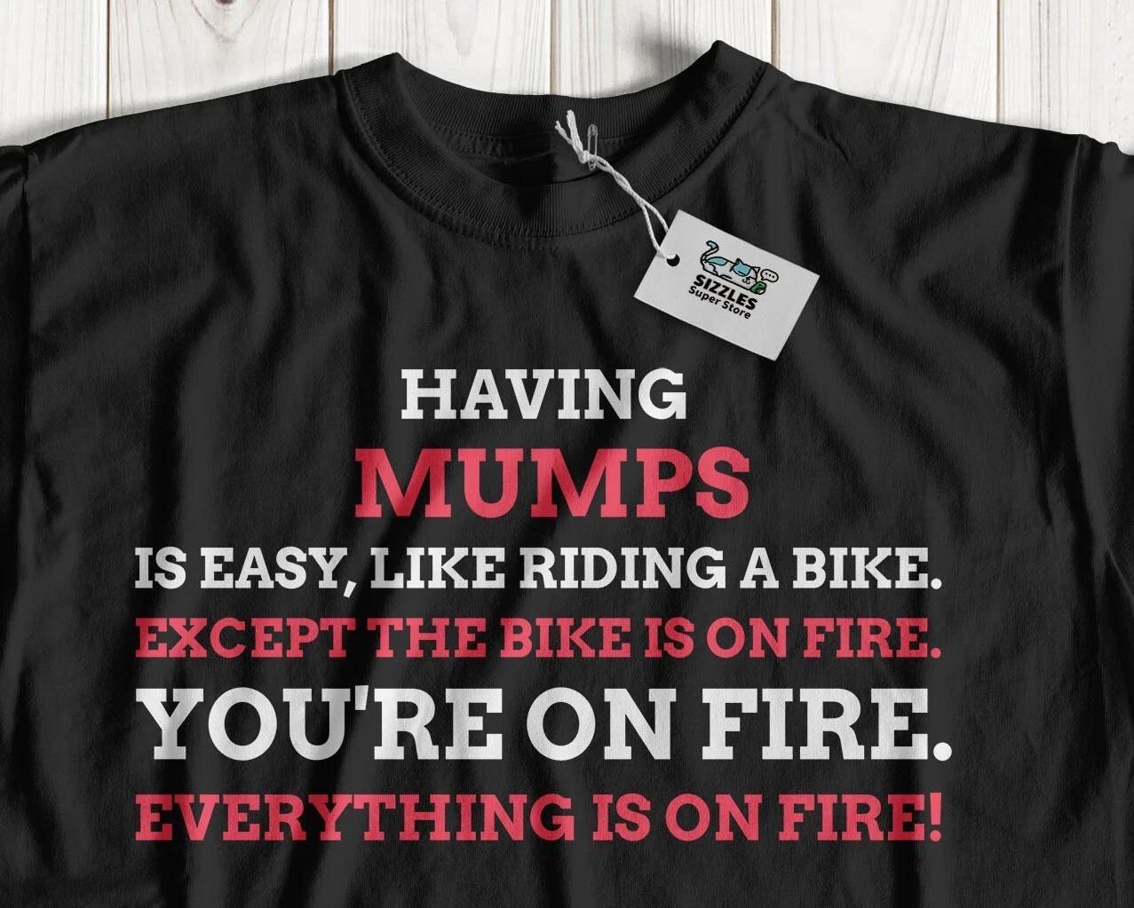 Unisex Funny Mumps T-Shirt Parotitis Gifts S
Unisex Funny Mumps T-Shirt Parotitis Gifts S