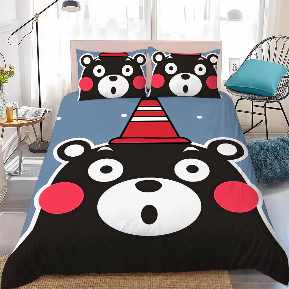 Cute Kumamon Duvet Cover Set Home Style Bedding Soft Laundry Cotton Bed 3 Piece Set Student Dormitory Gift 135x200cm
Cute Kumamon Duvet Cover Set Home Style Bedding Soft Laundry Cotton Bed 3 Piece Set Student Dormitory Gift 135x200cm