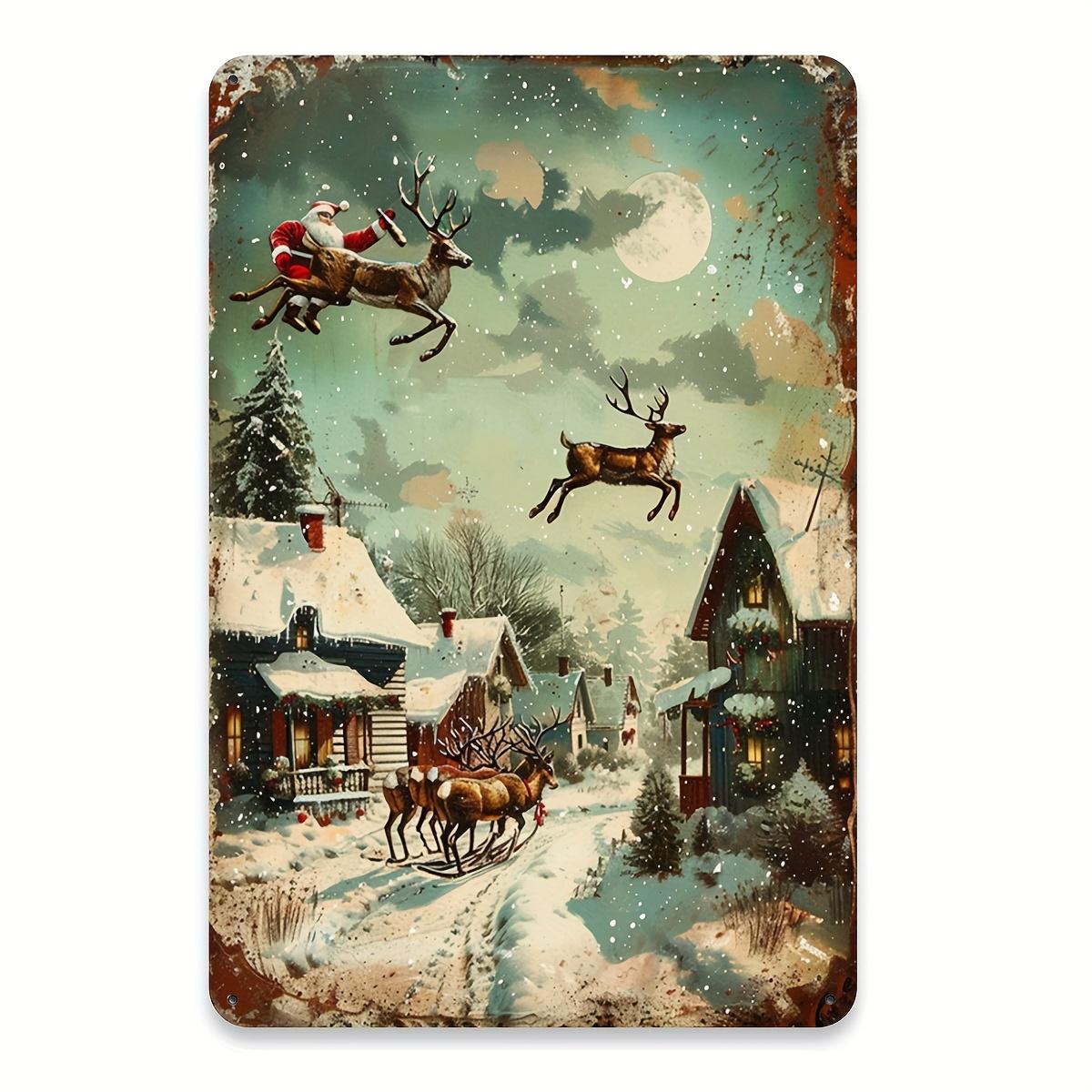 Vintage Santa Claus Metal Tin Sign - 20.32x30.48 cm | Durable Iron Wall Art for Home, Bar, Cafe & Garage Decor | Easy-Hang De 20x30cm(7.8x11.8inch)
Vintage Santa Claus Metal Tin Sign - 20.32x30.48 cm | Durable Iron Wall Art for Home, Bar, Cafe & Garage Decor | Easy-Hang De 20x30cm(7.8x11.8inch)