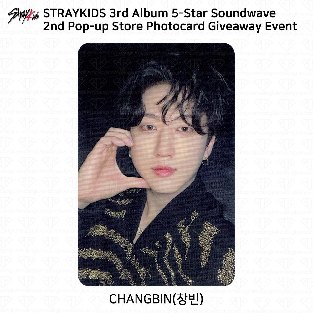 Stray Kids 3rd mini Album 5 Star Soundwave Pop Up Giveaway Photocard Листівка Changbin - 2nd Photocard
Stray Kids 3rd mini Album 5 Star Soundwave Pop Up Giveaway Photocard Листівка Changbin - 2nd Photocard
