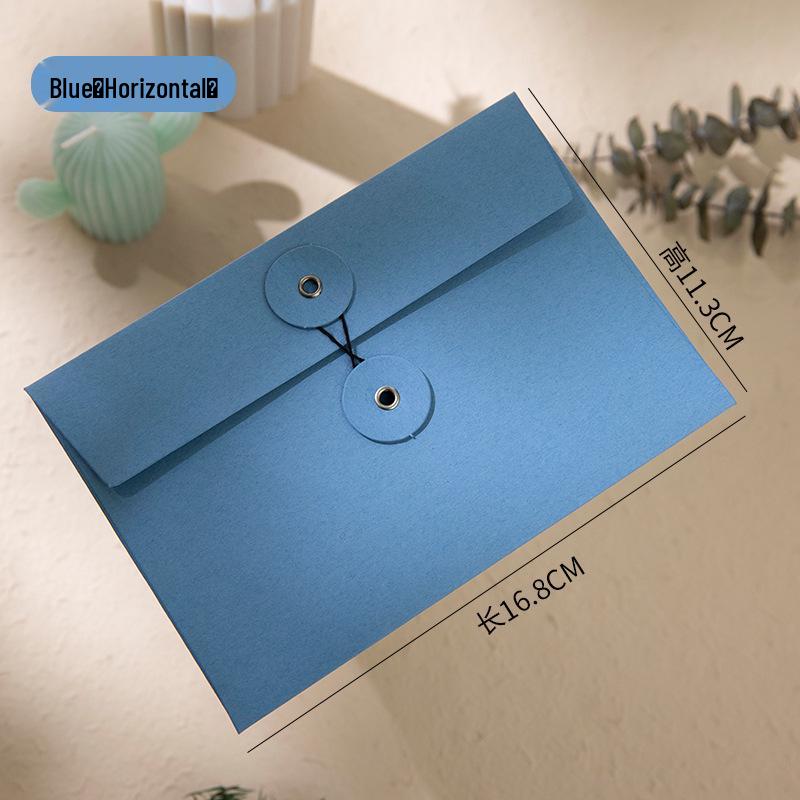 Thickened A4 A5 A6 Document & Photo Storage Envelope with Tie String A6 (11.3*16.8cm)
Thickened A4 A5 A6 Document & Photo Storage Envelope with Tie String A6 (11.3*16.8cm)