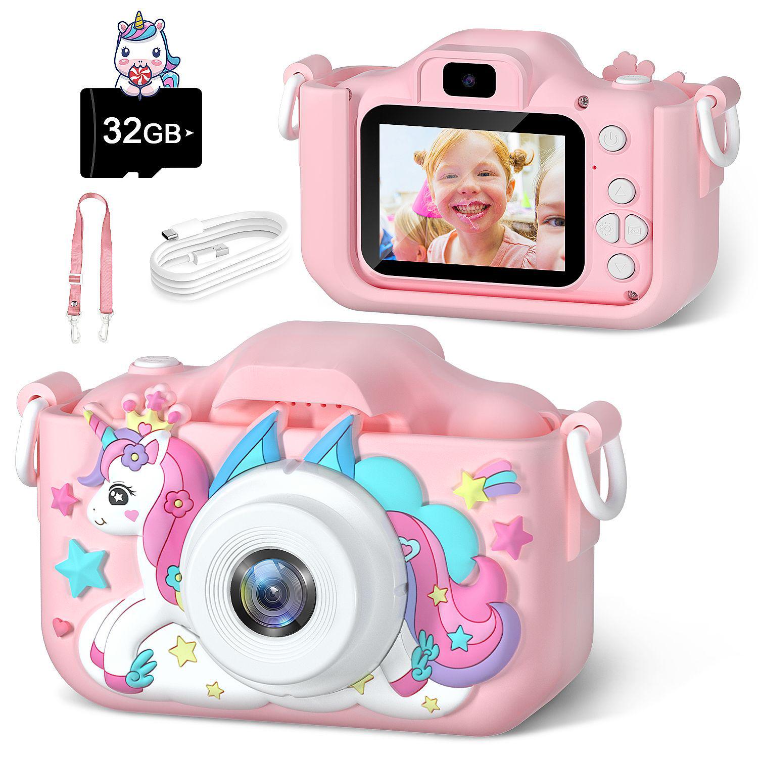 Unicorn Cartoon HD Kids Camera with Dual Front & Rear Lenses, Video Recording - Perfect Birthday Gift рожевий
Unicorn Cartoon HD Kids Camera with Dual Front & Rear Lenses, Video Recording - Perfect Birthday Gift рожевий