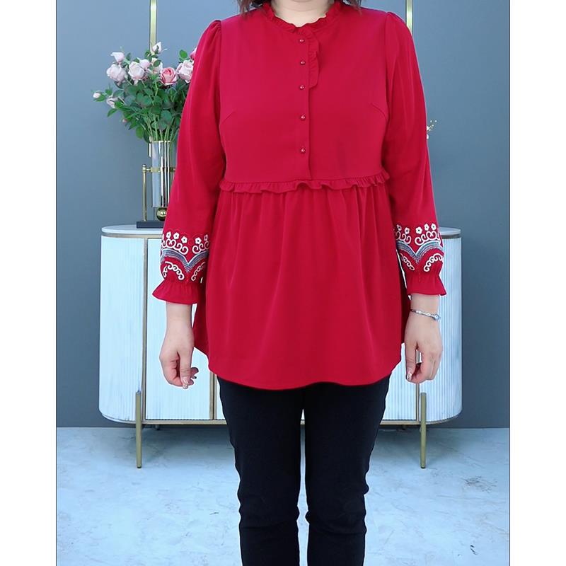 2025 Spring Chiffon Lace Trim Long Sleeve Shirt - Simple & Versatile Plus Size for Mature Women XL (120-140 jin) чёрный
2025 Spring Chiffon Lace Trim Long Sleeve Shirt - Simple & Versatile Plus Size for Mature Women XL (120-140 jin) чёрный