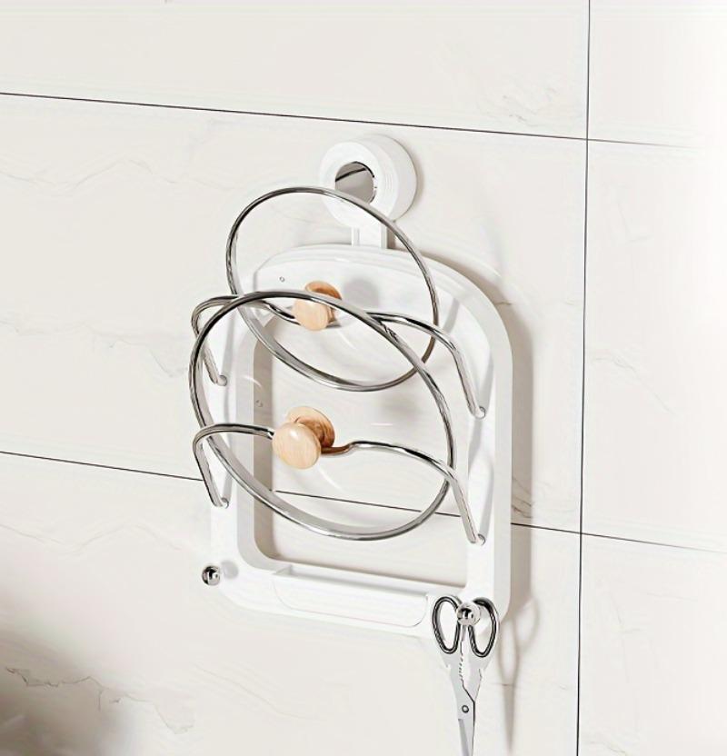 Полукруглая настенная вешалка для пластиковых крышек для кастрюль - вешалка с присоской, установка без сверления
Полукруглая настенная вешалка для пластиковых крышек для кастрюль - вешалка с присоской, установка без сверления