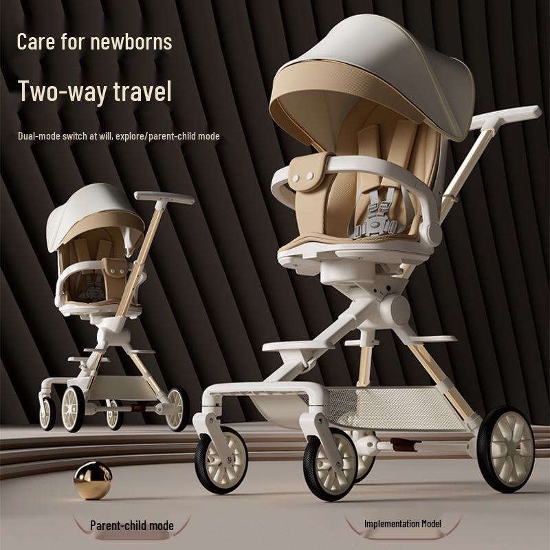 Ultra-lightweight, two-way infant stroller – one-piece fold, four-wheel design for going out with your baby. 
Ultra-lightweight, two-way infant stroller – one-piece fold, four-wheel design for going out with your baby.