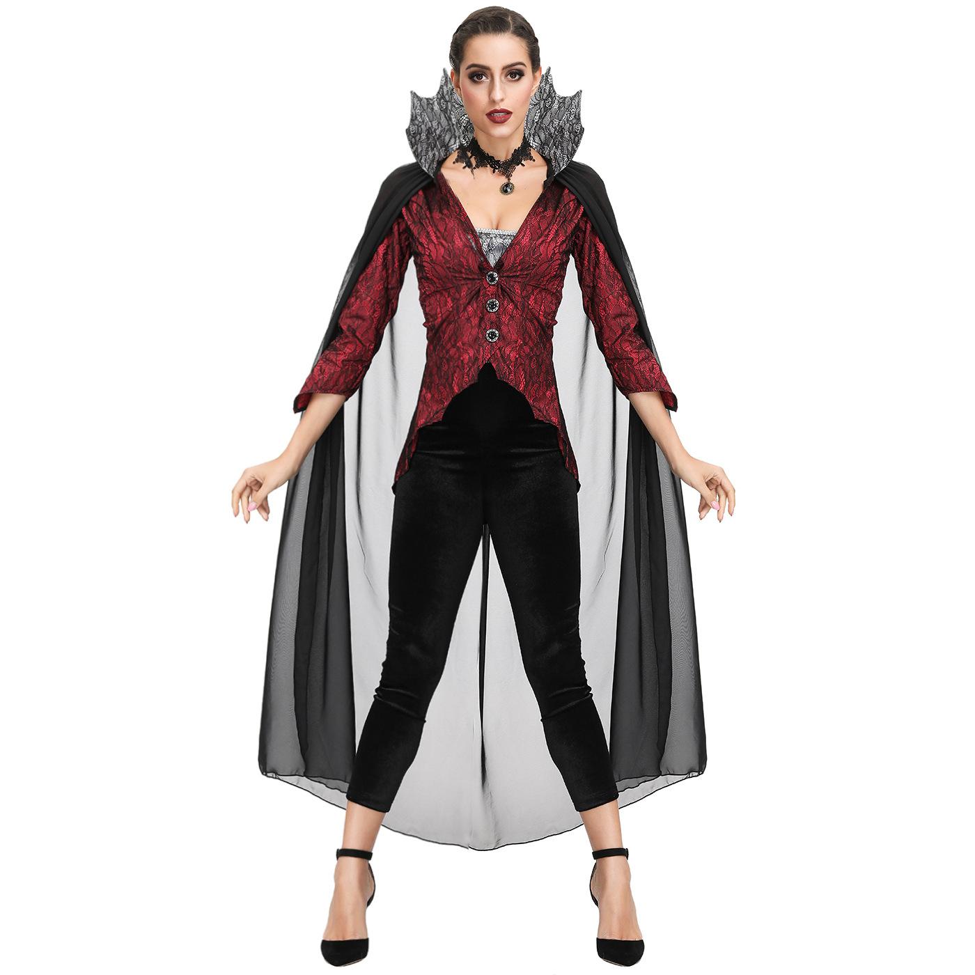 Сценический костюм королевы/костюм на Хэллоуин/дворцовый костюм ведьмы воскресения/костюм вампира-демона 
Сценический костюм королевы/костюм на Хэллоуин/дворцовый костюм ведьмы воскресения/костюм вампира-демона