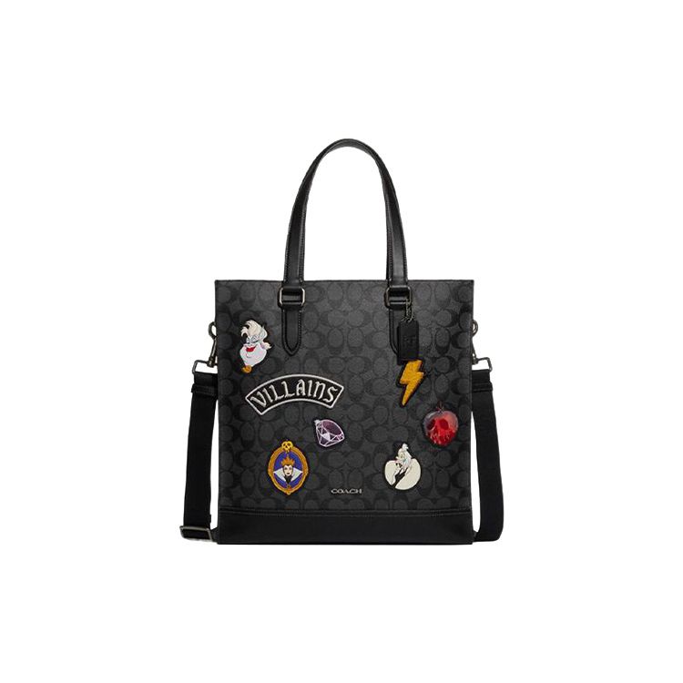 Coach X Disney Collaboration Graham 36 Classic Cartoon Logo Patch Coated Canvas And Leather Tote Bag Men Tote Bag Black CC559-QBPHT Basic Set (Bag+Dust Bag)
Coach X Disney Collaboration Graham 36 Classic Cartoon Logo Patch Coated Canvas And Leather Tote Bag Men Tote Bag Black CC559-QBPHT Basic Set (Bag+Dust Bag)