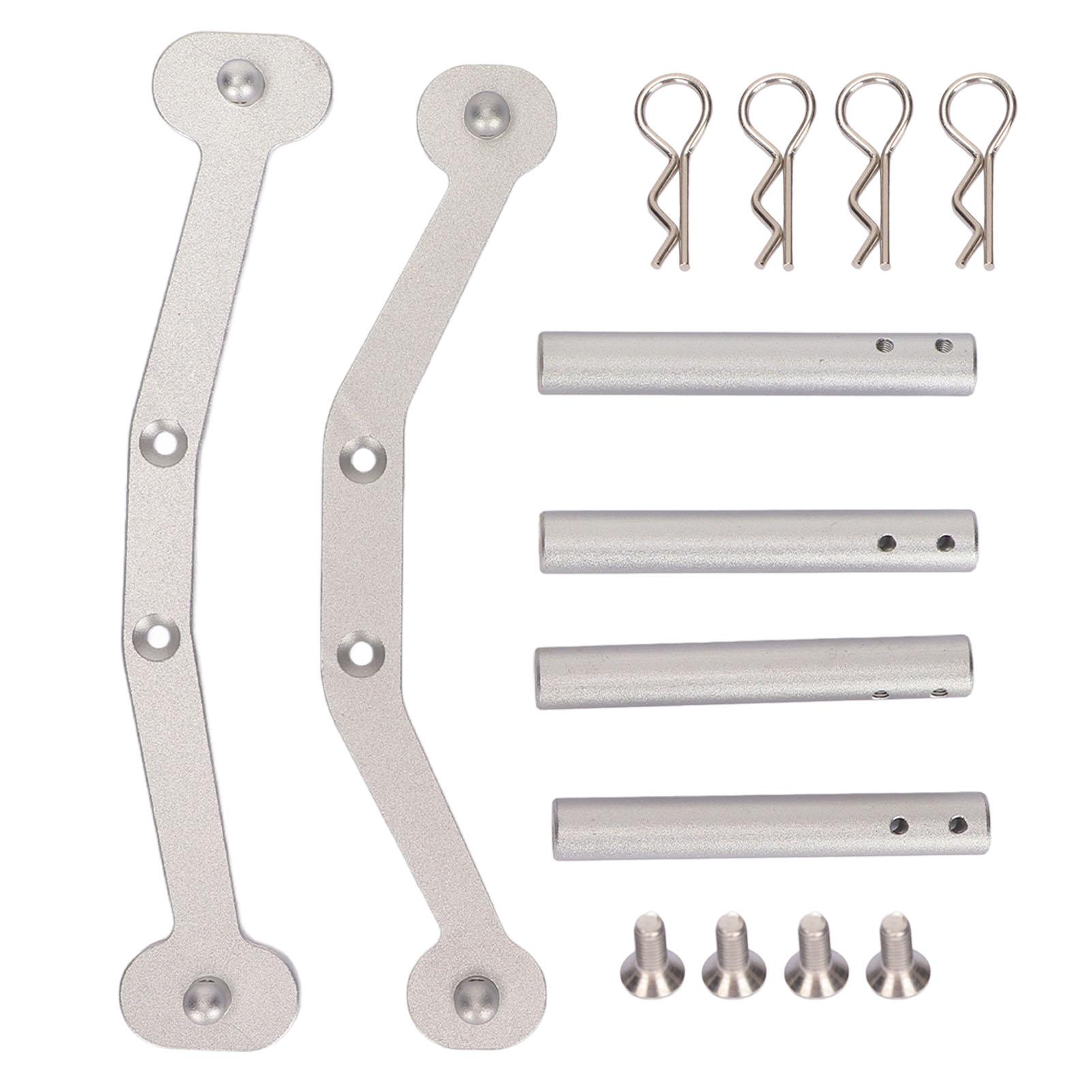 RC Metal Aluminum Body Mount Set CNC Machining Silver Color RC Replaceable Parts for ARRMA Typhon for Senton 1/10
RC Metal Aluminum Body Mount Set CNC Machining Silver Color RC Replaceable Parts for ARRMA Typhon for Senton 1/10