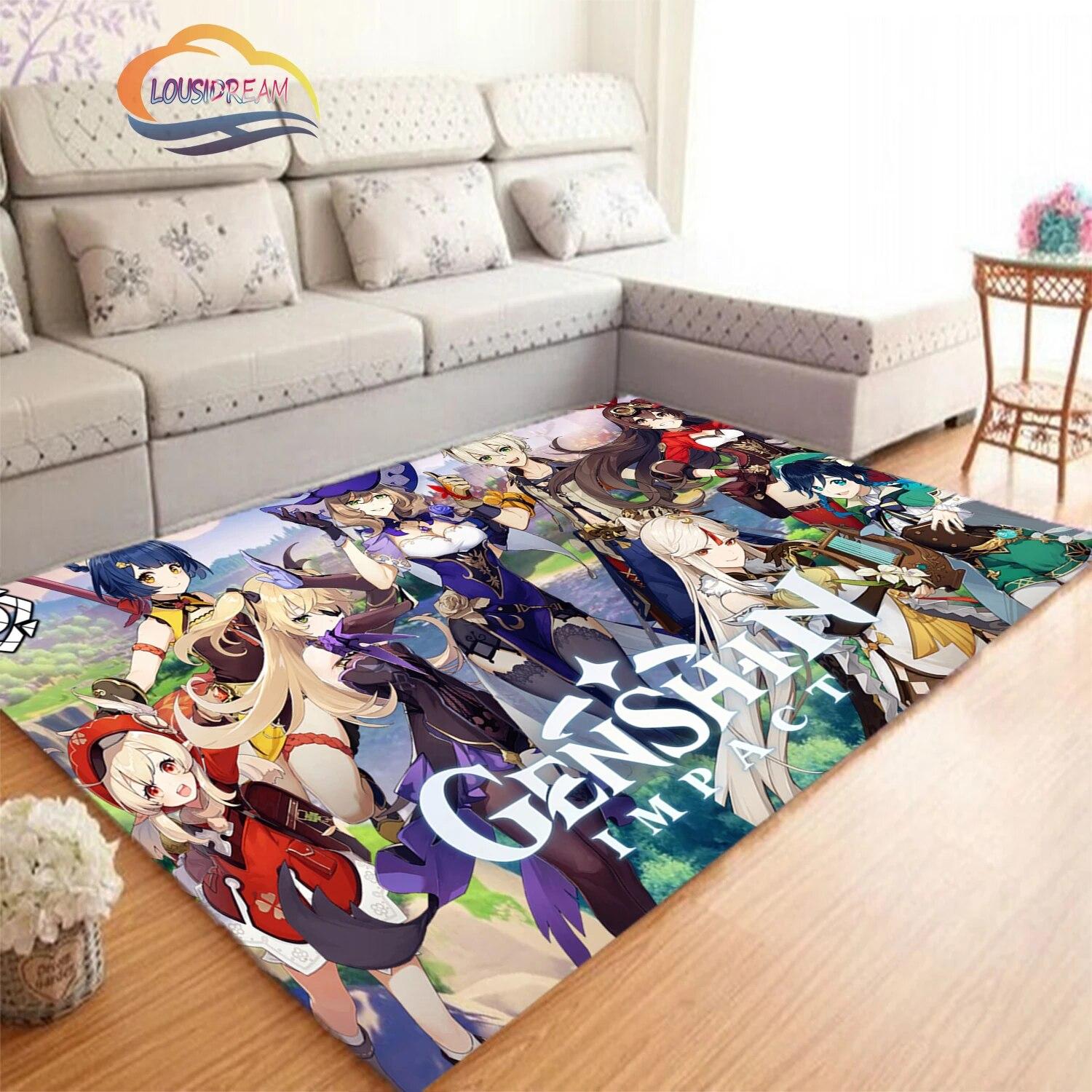 Пригодницькі ігри з відкритим світом Genshin Impact Character carpet косплей килимок SIAO або TARTAGLIA та Kaedehara Kazuha серії килимок візерунок 120cm x 160cm
Пригодницькі ігри з відкритим світом Genshin Impact Character carpet косплей килимок SIAO або TARTAGLIA та Kaedehara Kazuha серії килимок візерунок 120cm x 160cm