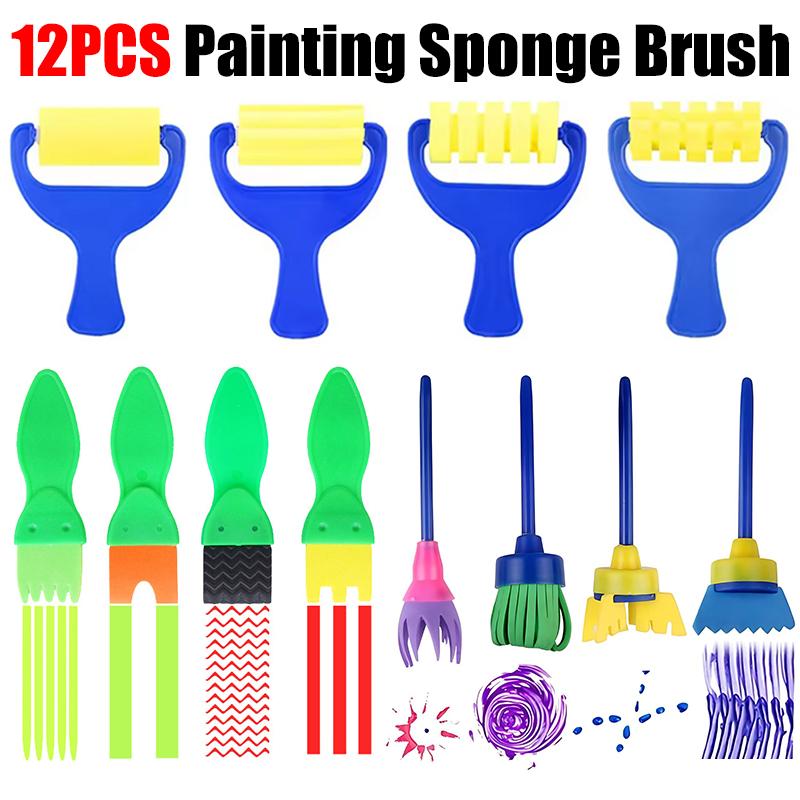 12/22/30/48PCS Sponge Painting Brush Set Creative Drawing Tool Handmade Brush Stick DIY Graffiti Gadget School Artclass Prop ZYF
12/22/30/48PCS Sponge Painting Brush Set Creative Drawing Tool Handmade Brush Stick DIY Graffiti Gadget School Artclass Prop ZYF