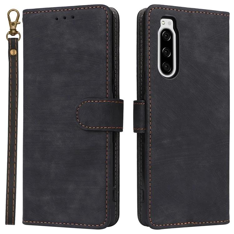 For Sony Xperia 5 Wallet Cell Phone Case RFID Blocking PU Leather Phone Stand Cover
For Sony Xperia 5 Wallet Cell Phone Case RFID Blocking PU Leather Phone Stand Cover