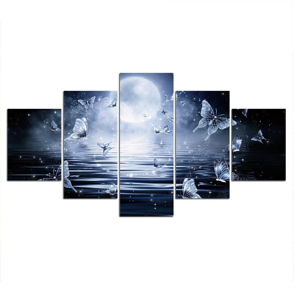 5 шт. Бабочка Вода Море Луна Декор Картины Домашний декор Без рамок Современные картины Художественный плакат 5 Панельный декор комнаты Абстрактная стена
5 шт. Бабочка Вода Море Луна Декор Картины Домашний декор Без рамок Современные картины Художественный плакат 5 Панельный декор комнаты Абстрактная стена