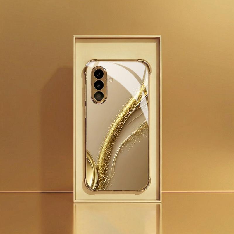 Gilded glitter pattern glass phone case suitable for Samsung Galaxy S26 S25 S24 S22 S21 S20 FE/Ultra/Plus four corner anti drop Galaxy S24
Gilded glitter pattern glass phone case suitable for Samsung Galaxy S26 S25 S24 S22 S21 S20 FE/Ultra/Plus four corner anti drop Galaxy S24