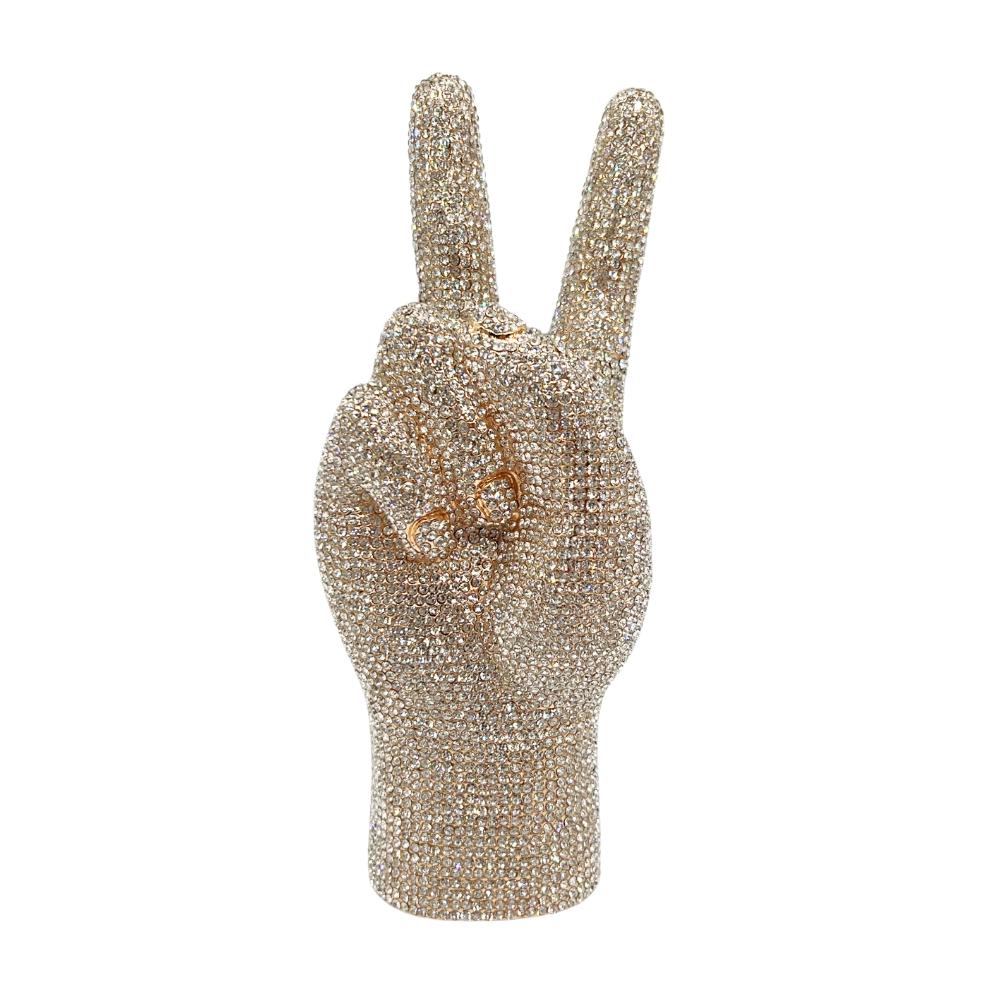WHTUOHENG White Clear Evening Bag Victory Hand Diamond Wedding Purse Party Handbags Gemstone Clutches Luxury Rhinestone Clutches 22.5cmX8.5cmX7cm
WHTUOHENG White Clear Evening Bag Victory Hand Diamond Wedding Purse Party Handbags Gemstone Clutches Luxury Rhinestone Clutches 22.5cmX8.5cmX7cm