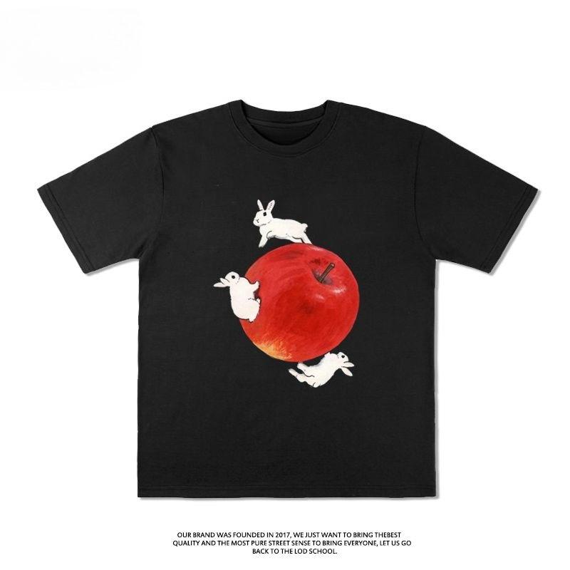 European and American Style Artist Illustration Rabbit Niche Design Short-sleeved T-shirt Men s and Women s Half-sleeved Summer XXXXL
European and American Style Artist Illustration Rabbit Niche Design Short-sleeved T-shirt Men s and Women s Half-sleeved Summer XXXXL