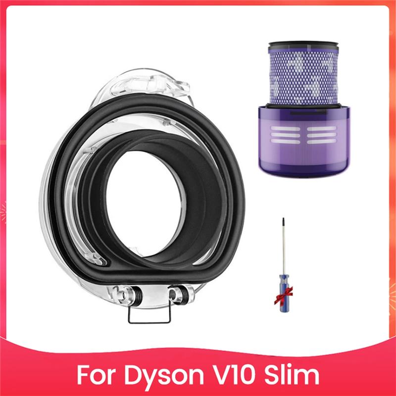 A65T-Dust Bin Lid Withfilters Kit Fordyson V10 Digital Slim Vacuum Attachments Dust Bucket Cover Withsealing Ring
A65T-Dust Bin Lid Withfilters Kit Fordyson V10 Digital Slim Vacuum Attachments Dust Bucket Cover Withsealing Ring