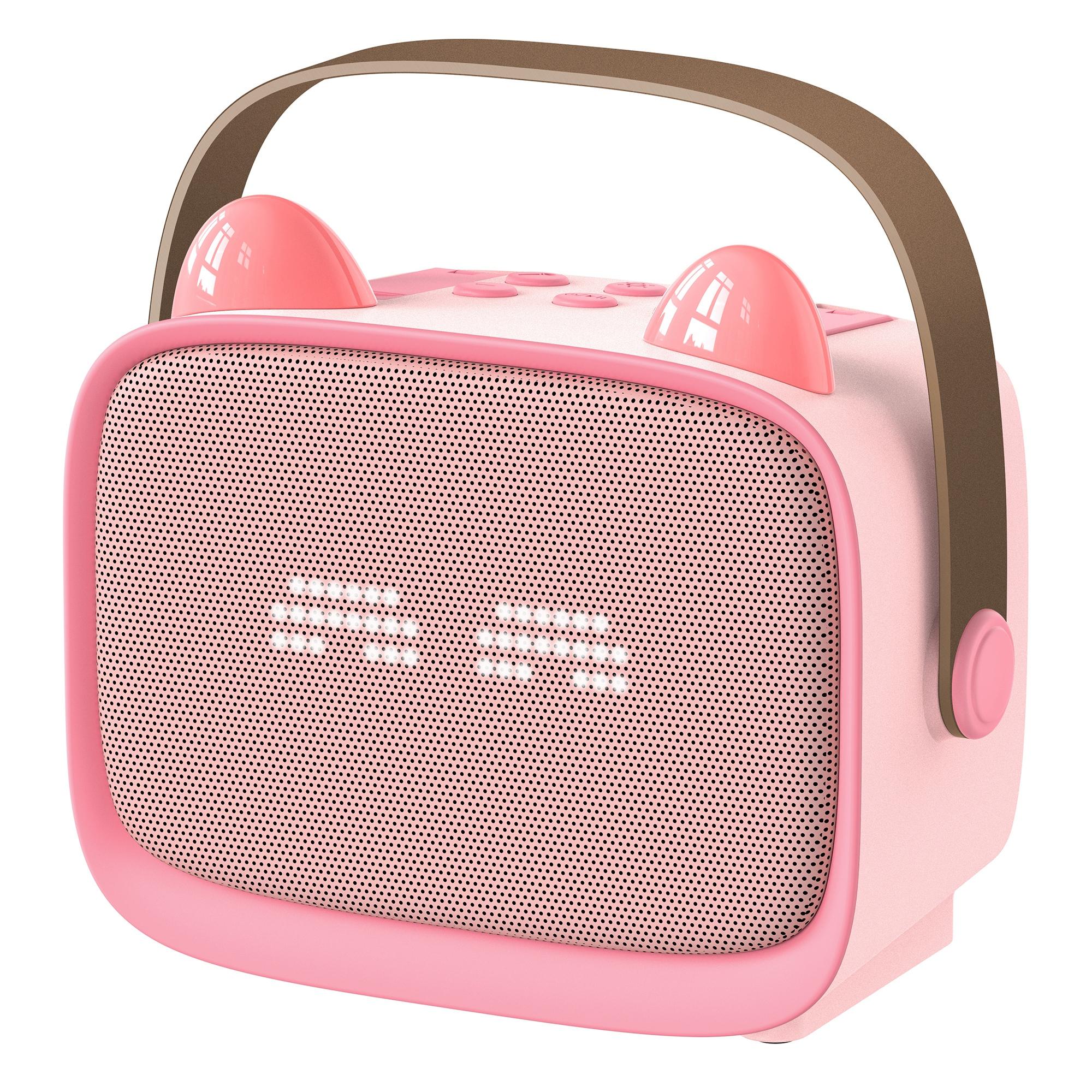 T99 Children Karaoke Speaker with Dual Microphone Multi Light Modes Bluetooth-Compatible Audio System Black+Blue
T99 Children Karaoke Speaker with Dual Microphone Multi Light Modes Bluetooth-Compatible Audio System Black+Blue