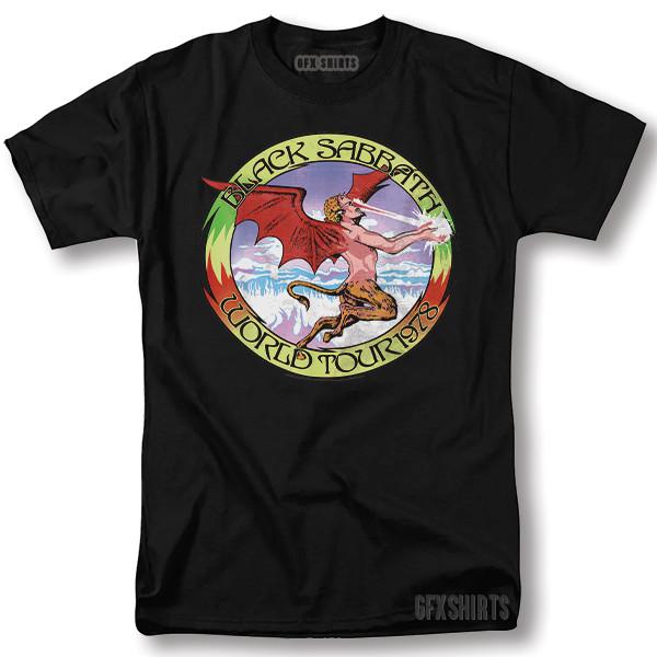 Black Sabbath Ozzy Ozbourne Rock Concert Tour Vintage Graphic Design T-Shirt S
Black Sabbath Ozzy Ozbourne Rock Concert Tour Vintage Graphic Design T-Shirt S