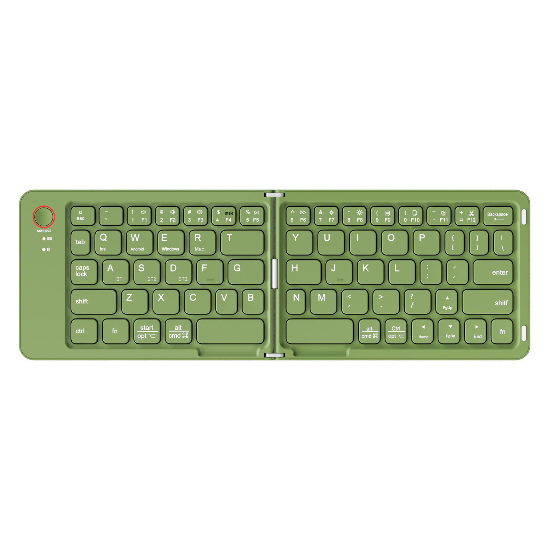 Portable Bluetooth Keyboard for iPad and Laptop with Double-Fold Design and Gift Box Packaging
Portable Bluetooth Keyboard for iPad and Laptop with Double-Fold Design and Gift Box Packaging