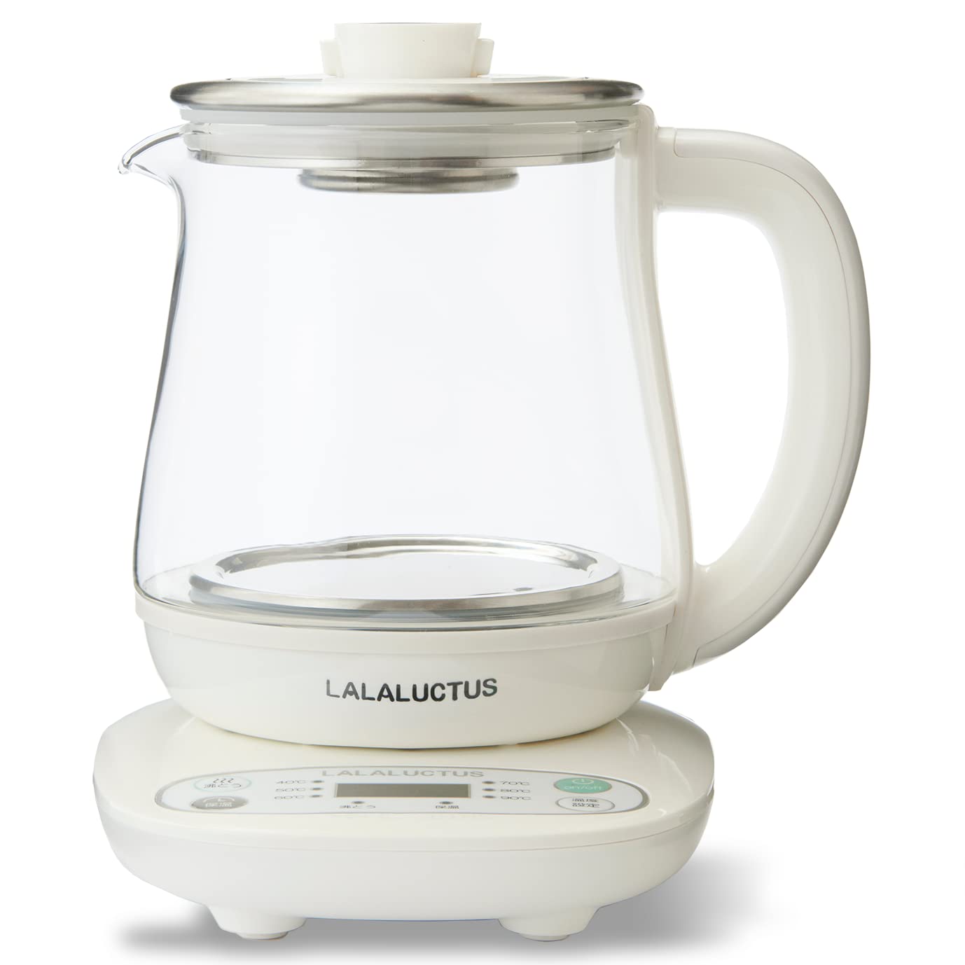 Lalaluctus Cook Temperature Adjustment Insulation Glass Hot Water Recipe Urn Type Container Tea Strain SE6311 White Kettle, 800ml, Function, Function,
Lalaluctus Cook Temperature Adjustment Insulation Glass Hot Water Recipe Urn Type Container Tea Strain SE6311 White Kettle, 800ml, Function, Function,