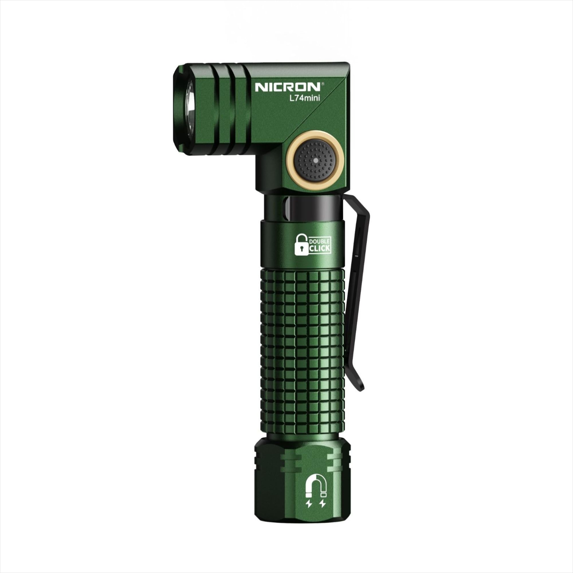 NICRON LED Handheld Swivel Magnetic Suitable for Outdoor and Inspection Light, L-shaped, Head, Clip, Compact, Rechargeable, Type-C, EDC, Activities, зелений
NICRON LED Handheld Swivel Magnetic Suitable for Outdoor and Inspection Light, L-shaped, Head, Clip, Compact, Rechargeable, Type-C, EDC, Activities, зелений