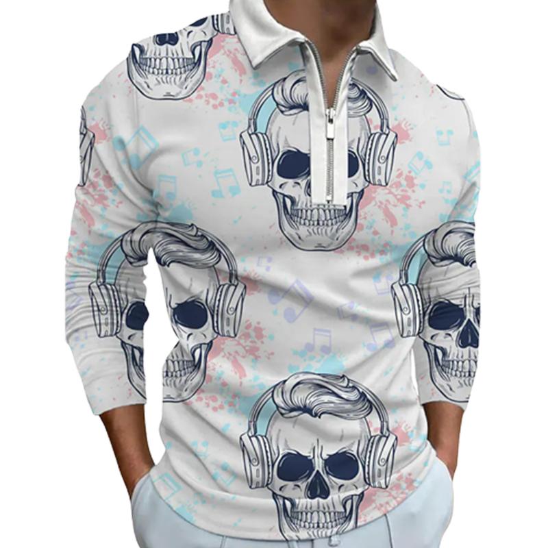 Рубашки поло мужские с длинным рукавом модные белые наушники с принтом черепа новая мужская рубашка поло футболка на молнии с длинными рукавами топ
Рубашки поло мужские с длинным рукавом модные белые наушники с принтом черепа новая мужская рубашка поло футболка на молнии с длинными рукавами топ