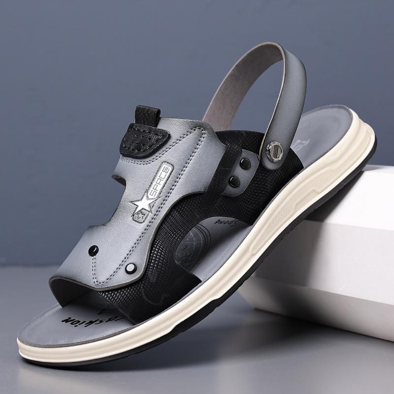 Sandals men s outer wear 2025 new summer high-end breathable casual men s sandals soft-soled soft-faced beach shoes 44
Sandals men s outer wear 2025 new summer high-end breathable casual men s sandals soft-soled soft-faced beach shoes 44