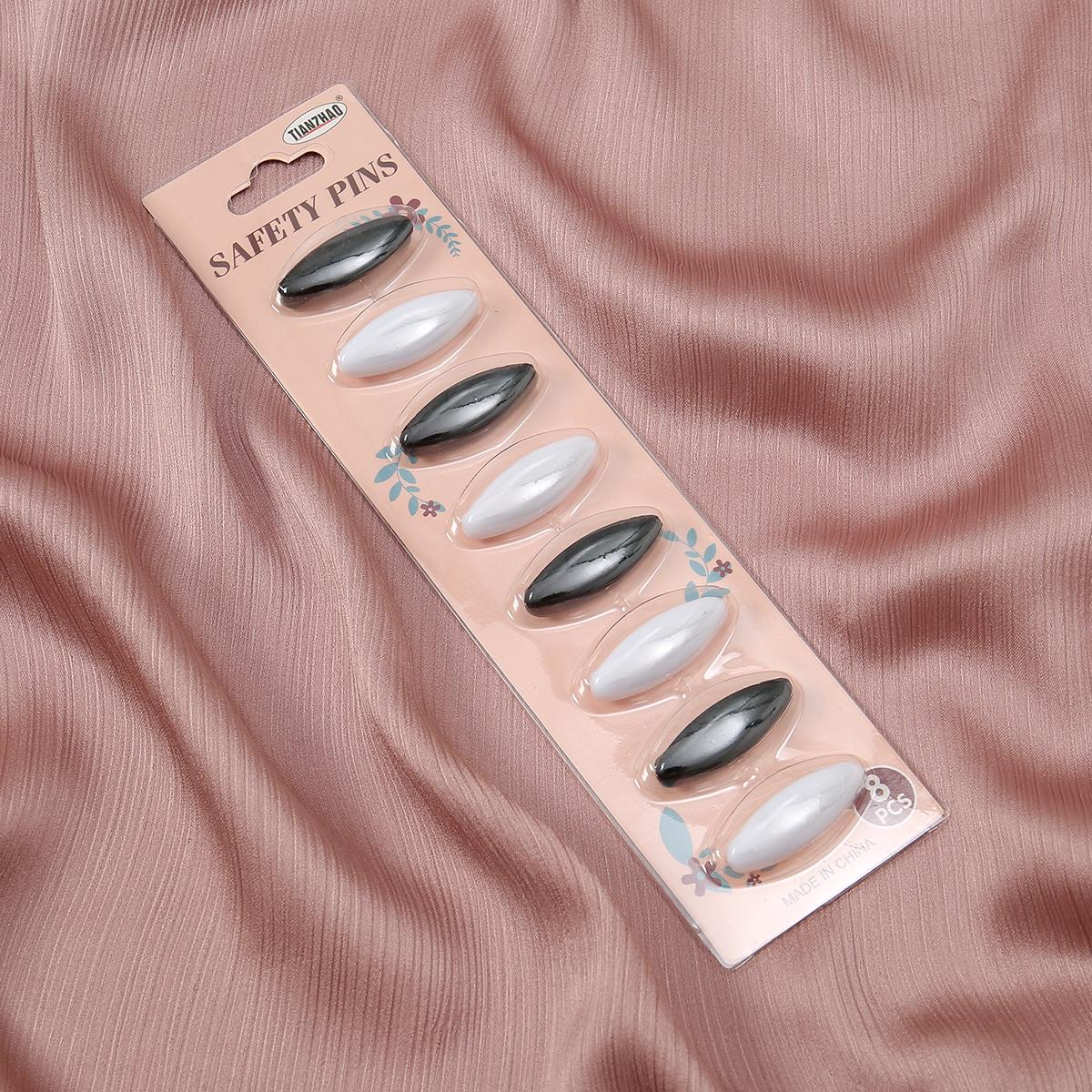 Muslim Hijab Pins For Scarf Color Black and White Safety Pins Clips Ladies Dressing Accessories Brooches For Women Scarf Pins
Muslim Hijab Pins For Scarf Color Black and White Safety Pins Clips Ladies Dressing Accessories Brooches For Women Scarf Pins