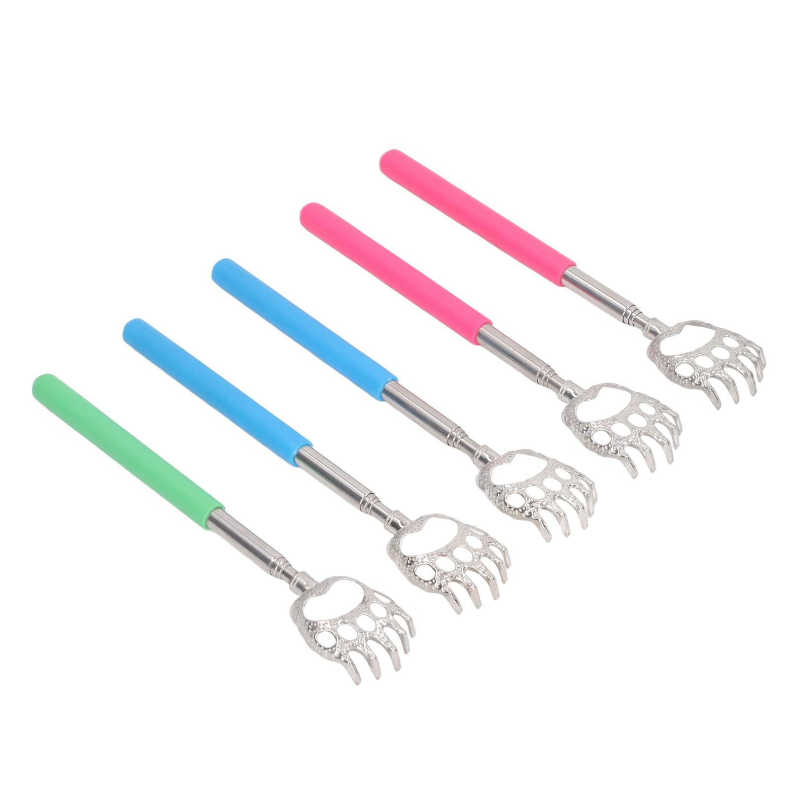 5 Pcs Portable Retractable Itch Scratcher Stainless Steel Retractable Back Scratcher for Home Random Color
5 Pcs Portable Retractable Itch Scratcher Stainless Steel Retractable Back Scratcher for Home Random Color
