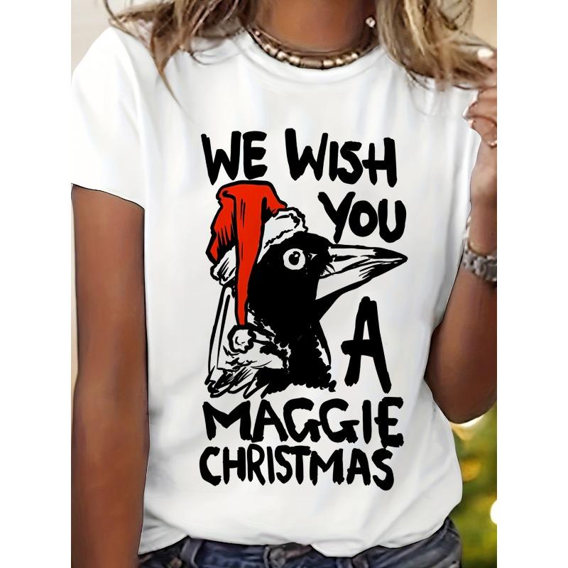 Women s Christmas Pelican Santa Graphic T-Shirt Crew Neck Short Sleeve Casual Holiday Tee S белый
Women s Christmas Pelican Santa Graphic T-Shirt Crew Neck Short Sleeve Casual Holiday Tee S белый
