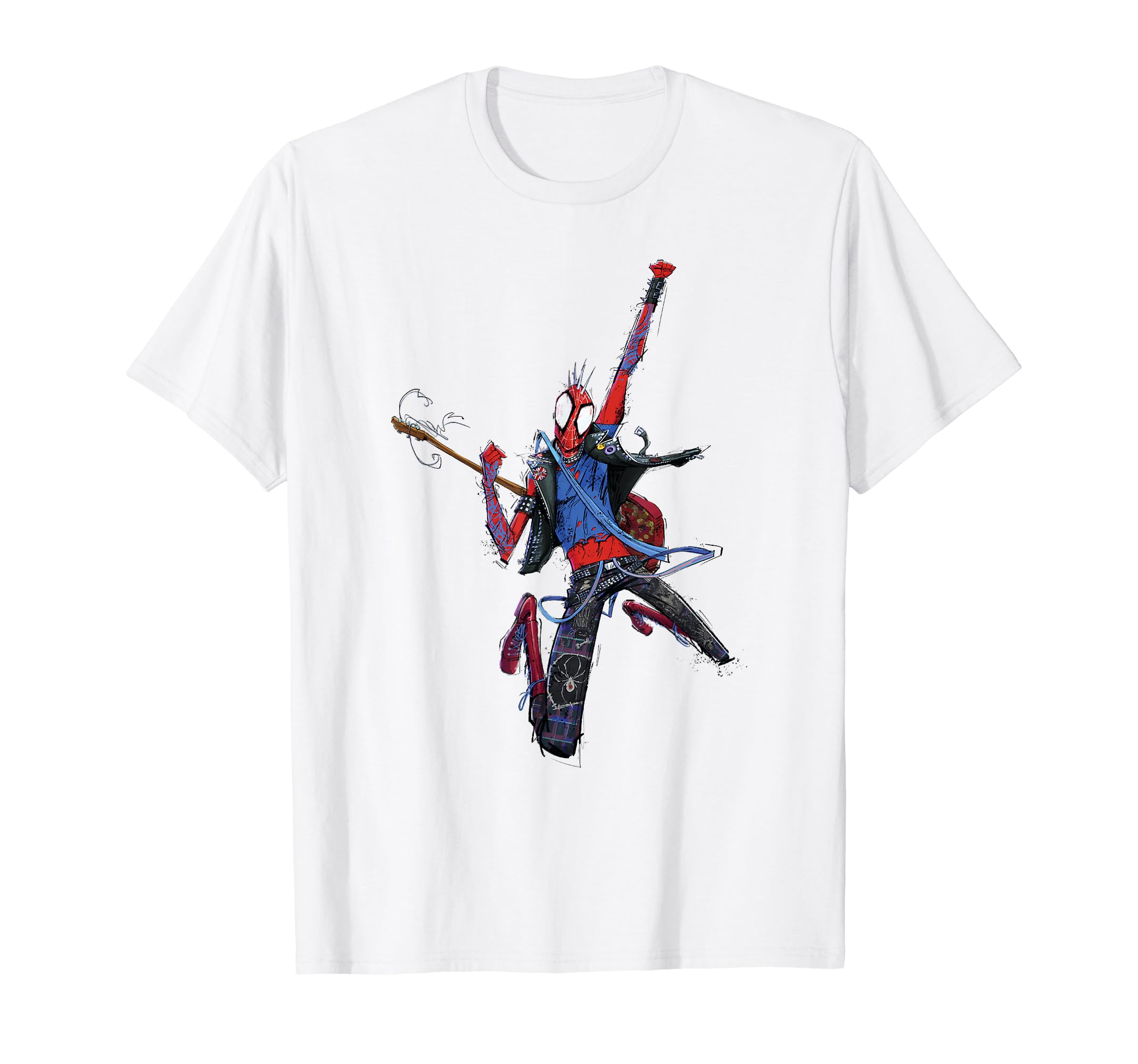 Марвел Человек-Паук: Футболка Паук-Панк из «Человек-паук: Через вселенные» Часть 1
Марвел Человек-Паук: Футболка Паук-Панк из «Человек-паук: Через вселенные» Часть 1