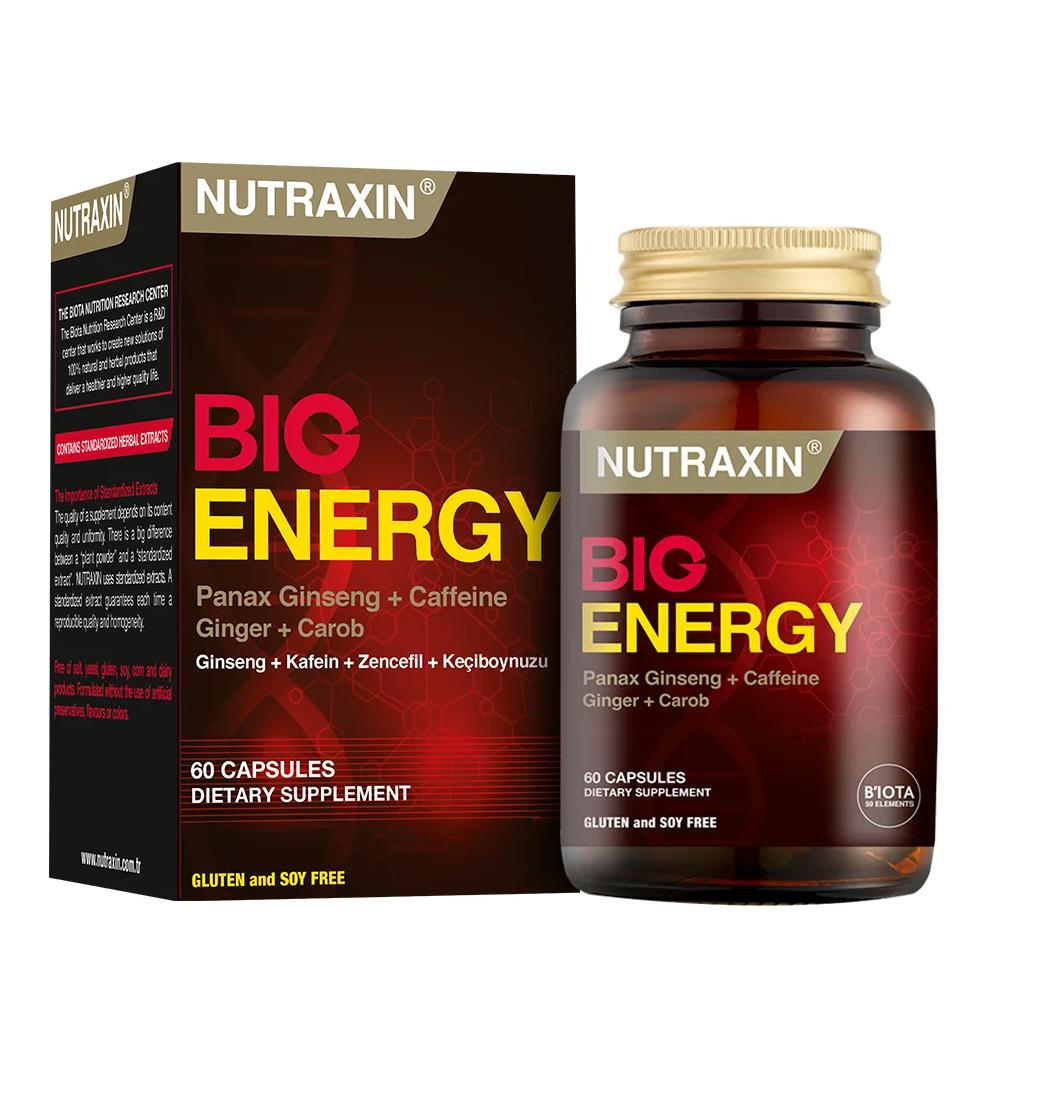 Nutraxin Big Energy 60 Capsules
Nutraxin Big Energy 60 Capsules