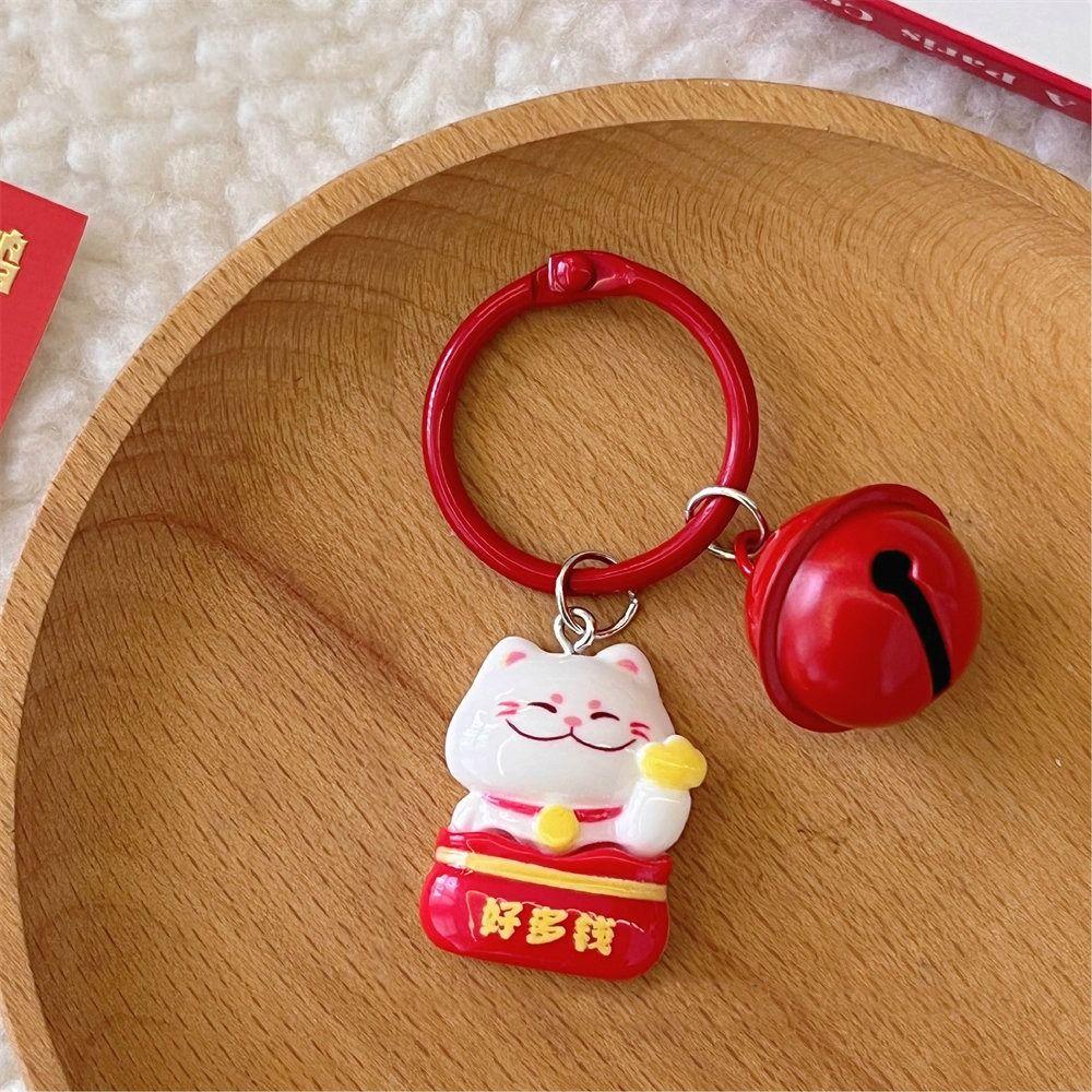 Kawaii Maneki-neko Keyring Resin Fortune Cat Pendant Creative Plutus Cat Keychain Lunar New Year B
Kawaii Maneki-neko Keyring Resin Fortune Cat Pendant Creative Plutus Cat Keychain Lunar New Year B