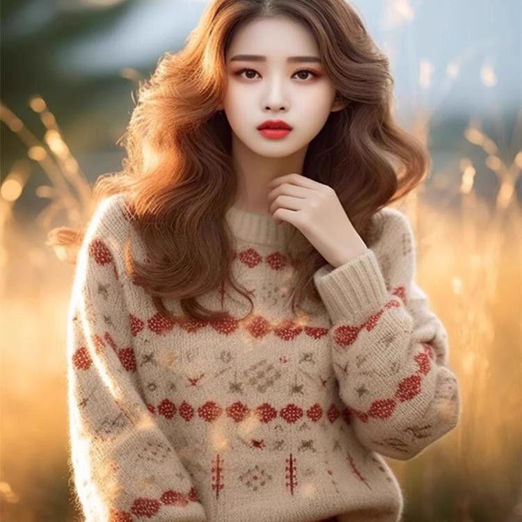 2024 Retro Color Block Knit Sweater - Soft, Loose, Versatile, Age-Reducing Fashion L
2024 Retro Color Block Knit Sweater - Soft, Loose, Versatile, Age-Reducing Fashion L