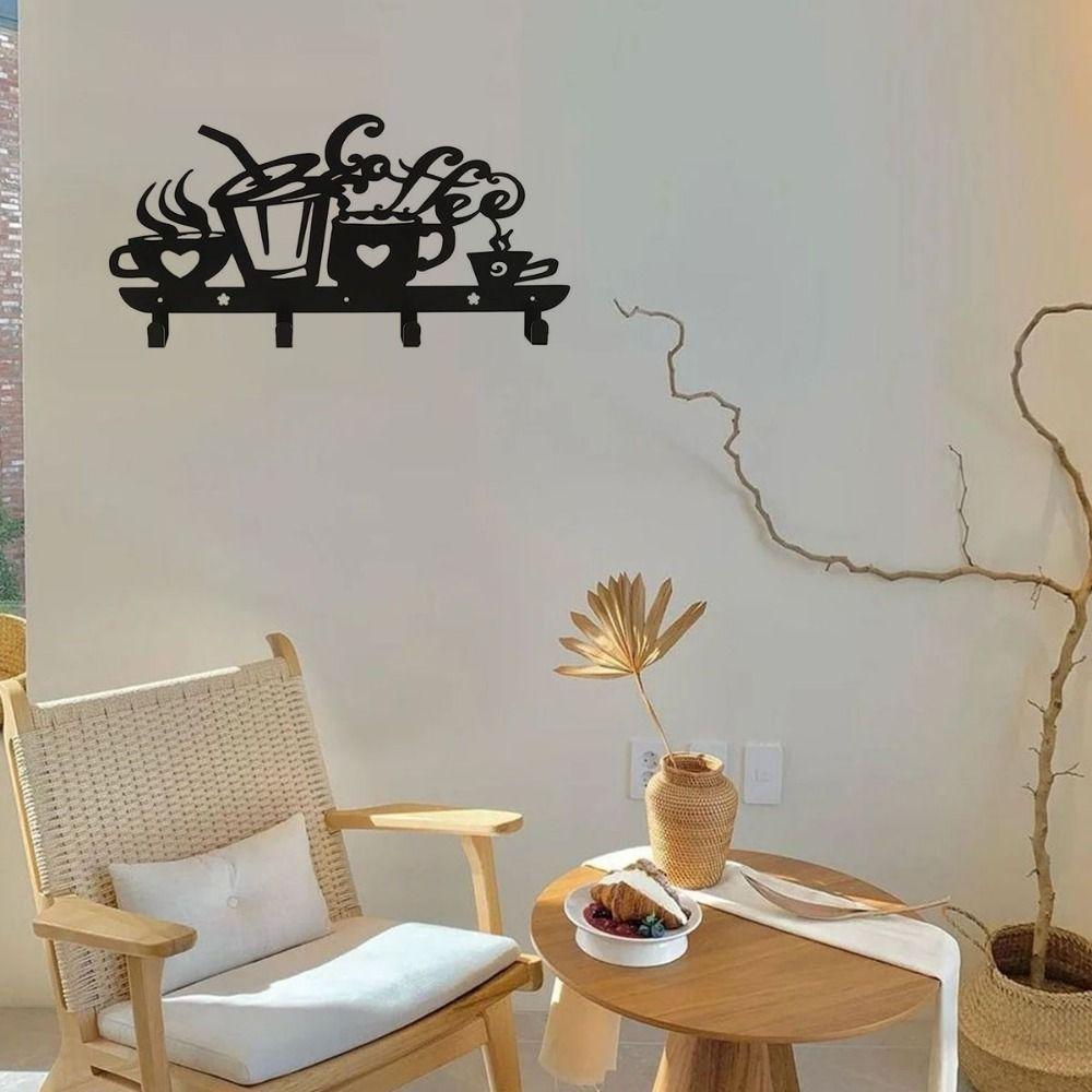 With Screws Coffee Cup Rack Wall Mounted Coffee Cup Wall Pendant Mug Wall Hook Background Wall
With Screws Coffee Cup Rack Wall Mounted Coffee Cup Wall Pendant Mug Wall Hook Background Wall