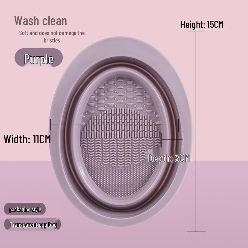 Makeup Brush Cleaning Set: Beauty Egg, Powder Puff, Silicone Brush Cleaner, and Drying Bowl - 3-Piece Kit
Makeup Brush Cleaning Set: Beauty Egg, Powder Puff, Silicone Brush Cleaner, and Drying Bowl - 3-Piece Kit